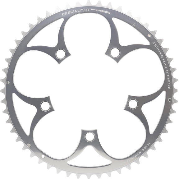Spcialits TA Zephyr Compact 5-Arm 110pcd 9/10 Speed Chainring Outer 44t Silver