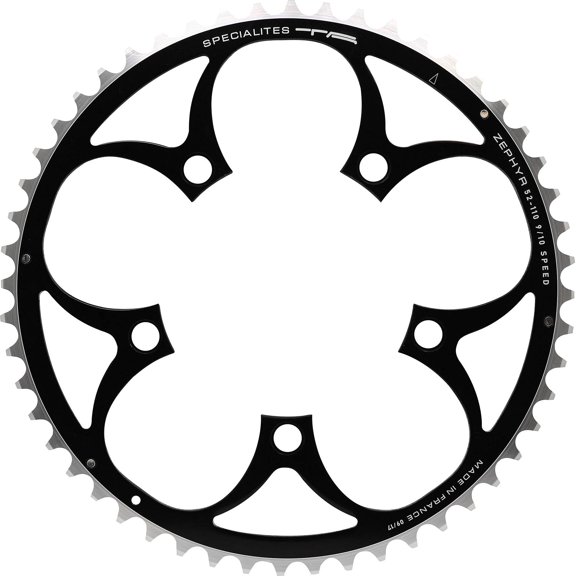 Spcialits TA Zephyr Compact 5-Arm 110pcd 9/10 Speed Chainring Outer 46t Black