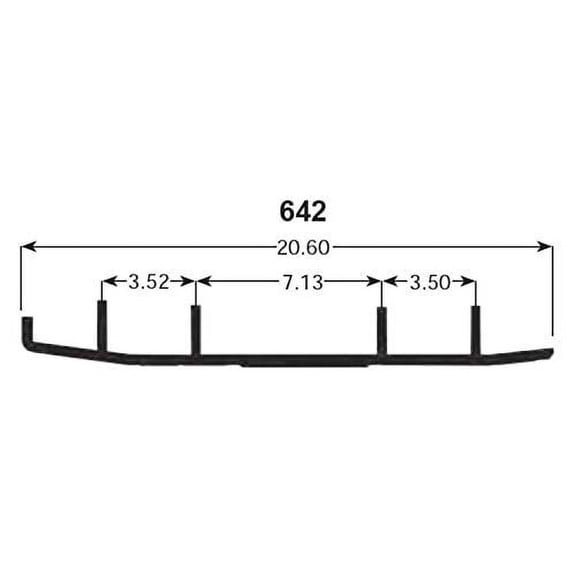Sp1 Slasher Six60 Carbides For Yamaha Snowmobile D-06-6-4-642