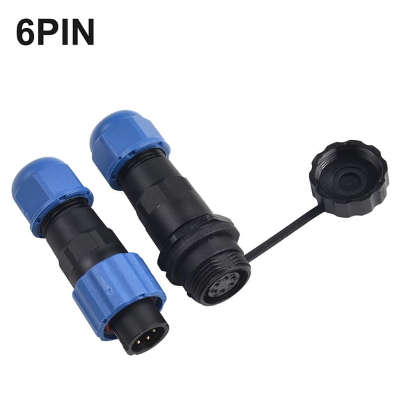 Sp13 Ip68 Waterproof 2,3,4,5,6,7 Pin And Socket Inline Connector Aviation 6Pin