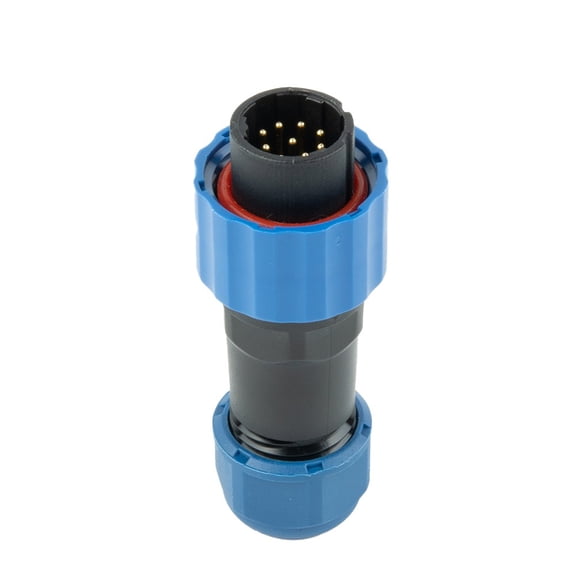 Sp16 Ip68 Waterproof 2,3,4,5,6,7,9 Pin And Socket Inline Connector Aviation 9Pin YIWEI