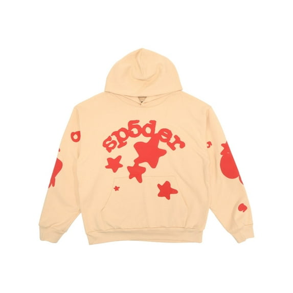 Sp5der Men's Beluga Hoodie Cream, from StockX