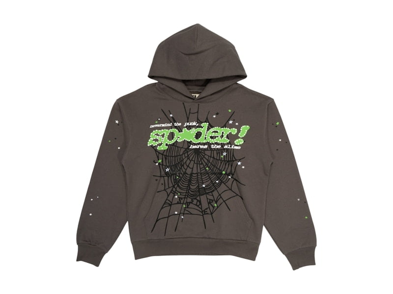 Sp5der Men's Punk V2 Hoodie Slate Grey, from StockX - Walmart.com