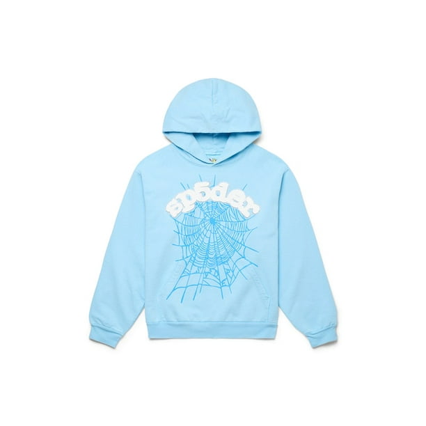 Sp5der Men's Web Hoodie Sky Blue, from StockX - Walmart Business