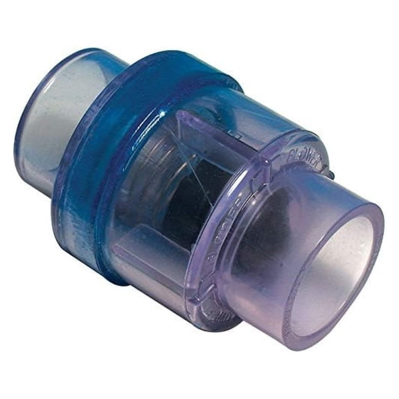 Spa Air Blower Check Valve 1.5 Inch - Spring Loaded Backflow Preventer for Hot Tub & Pool Equipment - Durable Replacement Part