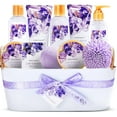 Spa Bath Gift Sets for Women 11 Pcs Lavender Gift Baskets, Beauty