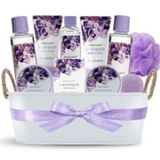Spa Gift Sets for Women, 11 Pcs Lavender Bath Gift Baskets, Beauty Birthday Gifts for Her