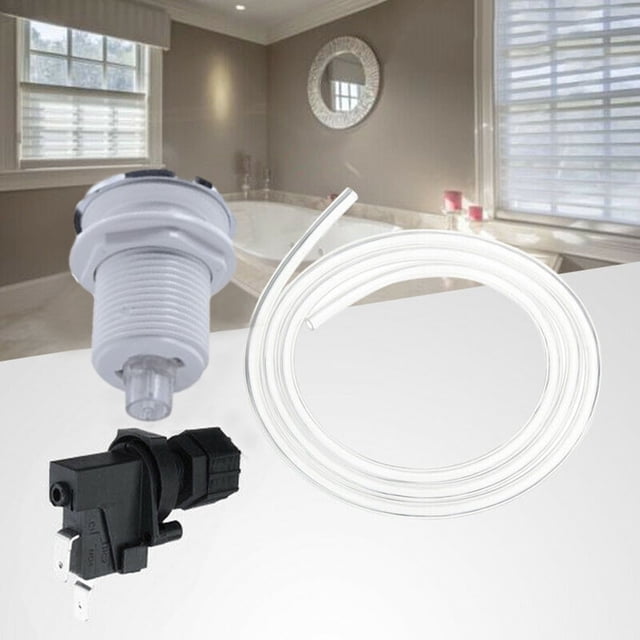 Spa Bath Waste Garbage Disposal Pneumatic Air Switch Push Button Hose - Walmart.com