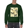 thumbnail image 1 of Spa Butterflies In Nature Sweatshirt Men -Megan Meagher Designs, Male Medium, 1 of 4