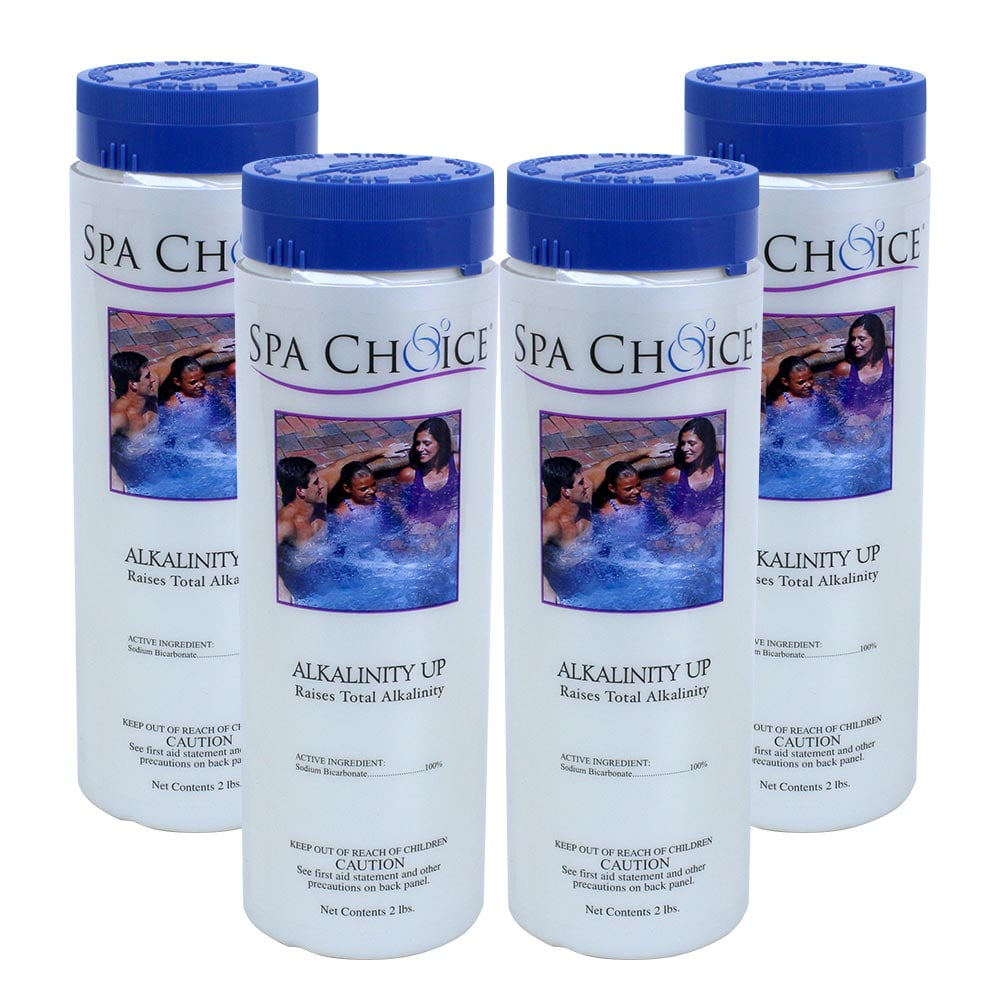 Spa Choice Alkalinity Up for Spas and Hot Tubs, 2 Pounds 4 Pack