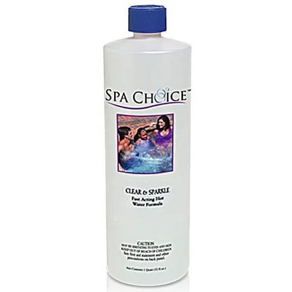 Spa Choice Clear & Sparkle for Spas and Hot Tubs, 1 Pint
