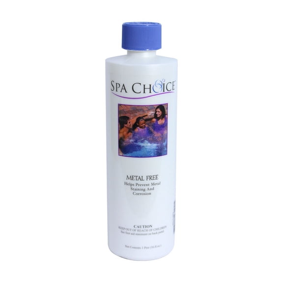 Spa Choice Metal Free Hot Tub & Spa Metal Remover - 2 x 1 Pint