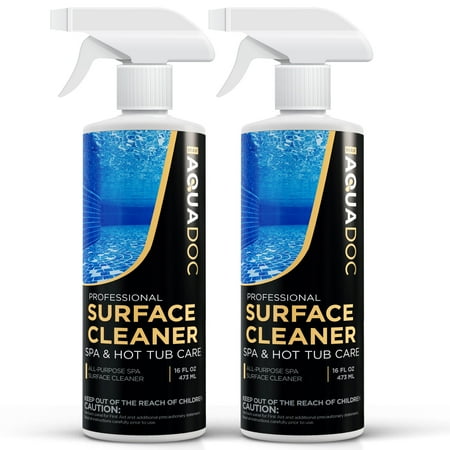 Spa Cleaner & Hot Tub Cleaner Spray - Best Spa Surface Cleaner for Hot Tubs, Jacuzzi Cleaner & Hot Tub Surface Cleaner for Spa That Works as a Jacuzzi Cleaner & Tub Cleaner - MAV AquaDoc 16oz