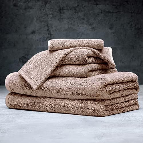 Spa Collection 6Piece Bath Towel Set 100 Viscose From Bamboo