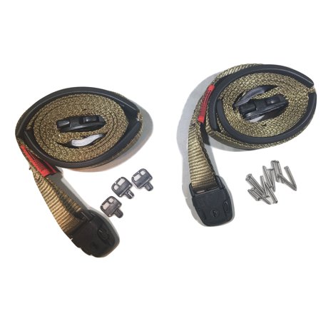 Spa Cover Hot Tub Wind Securement Strap Complete Kit Nexus Locks 10 Ft. Olive Drab | 10SCL412POD
