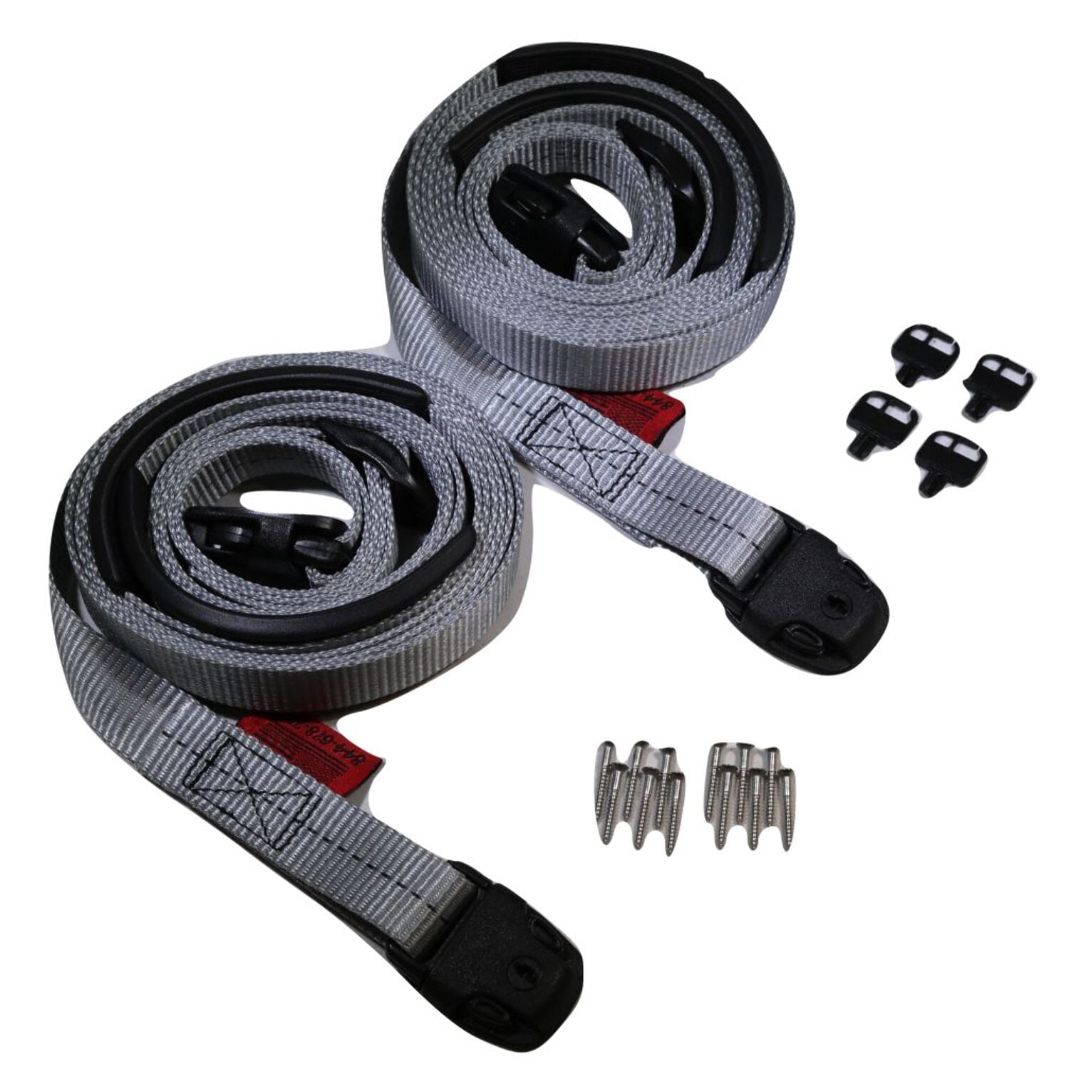 Spa Cover Hot Tub Wind Securement Strap Complete Kit Nexus Locks 8 Ft | GREY
