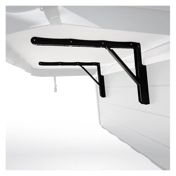 Spa Cover Lift Side Mount Glides - Hot Tub Cover Removal System for Square & Rectangle Spas - Corrosion Resistant Polycarbonate - Black - 30.3" x 28.8" x 2"