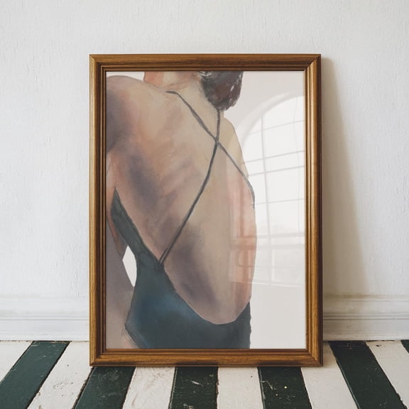 Spa Decor, Woman Poster, Portrait Art Poster, Body Positive Wall Art, Aesthetic Decor, Esthetician Decor, Unframed Poster Size 24x36