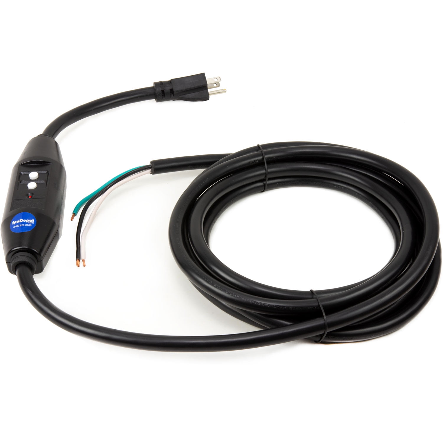 Spa Depot 120V/15A GFCI Power Cord for Hot Tub, Pool & Spa 14/3