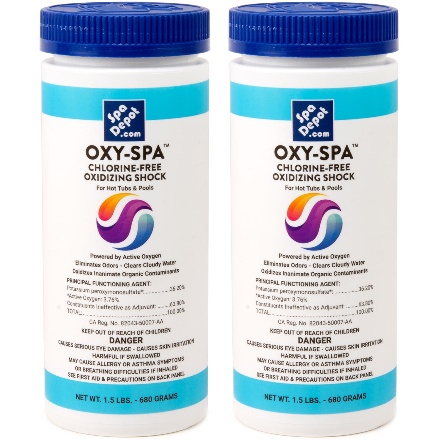 Spa Depot OxySpa ChlorineFree Hot Tub & Pool Shock 2Pack (3 lbs