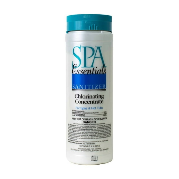 Spa Essentials 2 Pound Concentrated Dissolving Granule Chlorinate for Hot Tubs