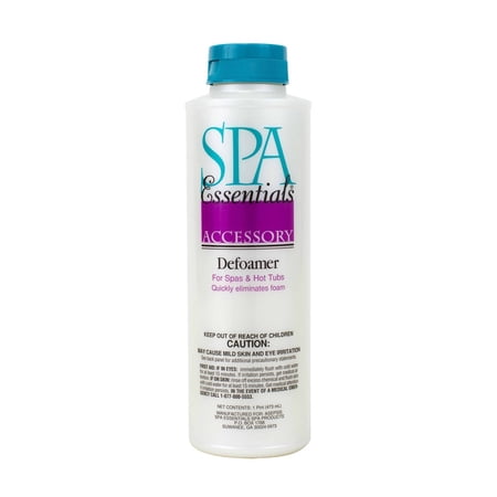 Spa Essentials Defoamer for Spas and Hot Tubs, 1 Pint, 4-Pack