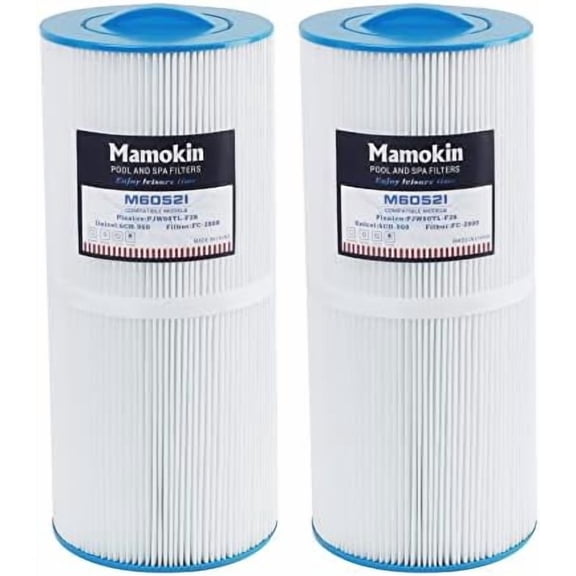 Spa Filter 6CH-960 Replaces Jacuzzi Filters J-300 J-400, Unicel 6CH-960,  PJW60TL-F2S, Filbur FC-2800, 6540-476, 6540-383, Hot Tub Filter with Closed Handle(Not be Removed)- 2 Pack