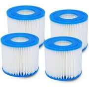 PATIO_PEACE_INC Spa Filter Pump Replacement Cartridge Type D VII, 4 Packs