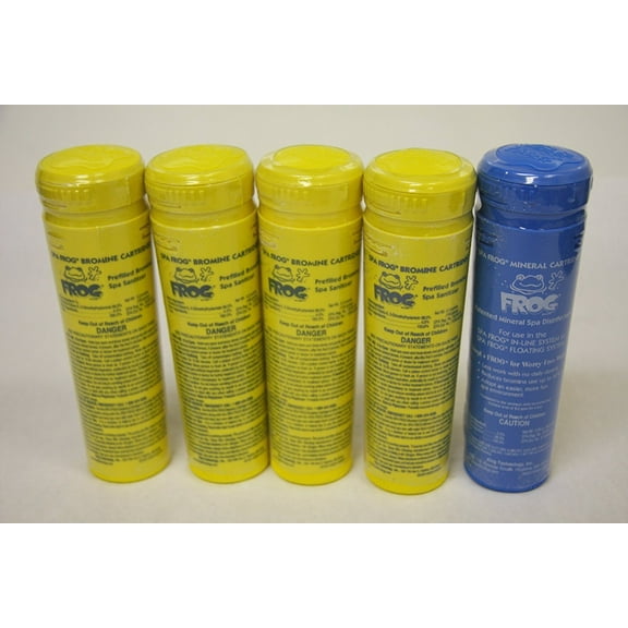 Spa-Frog Sanitizer Bromine Pool Chemicals, 5 Count