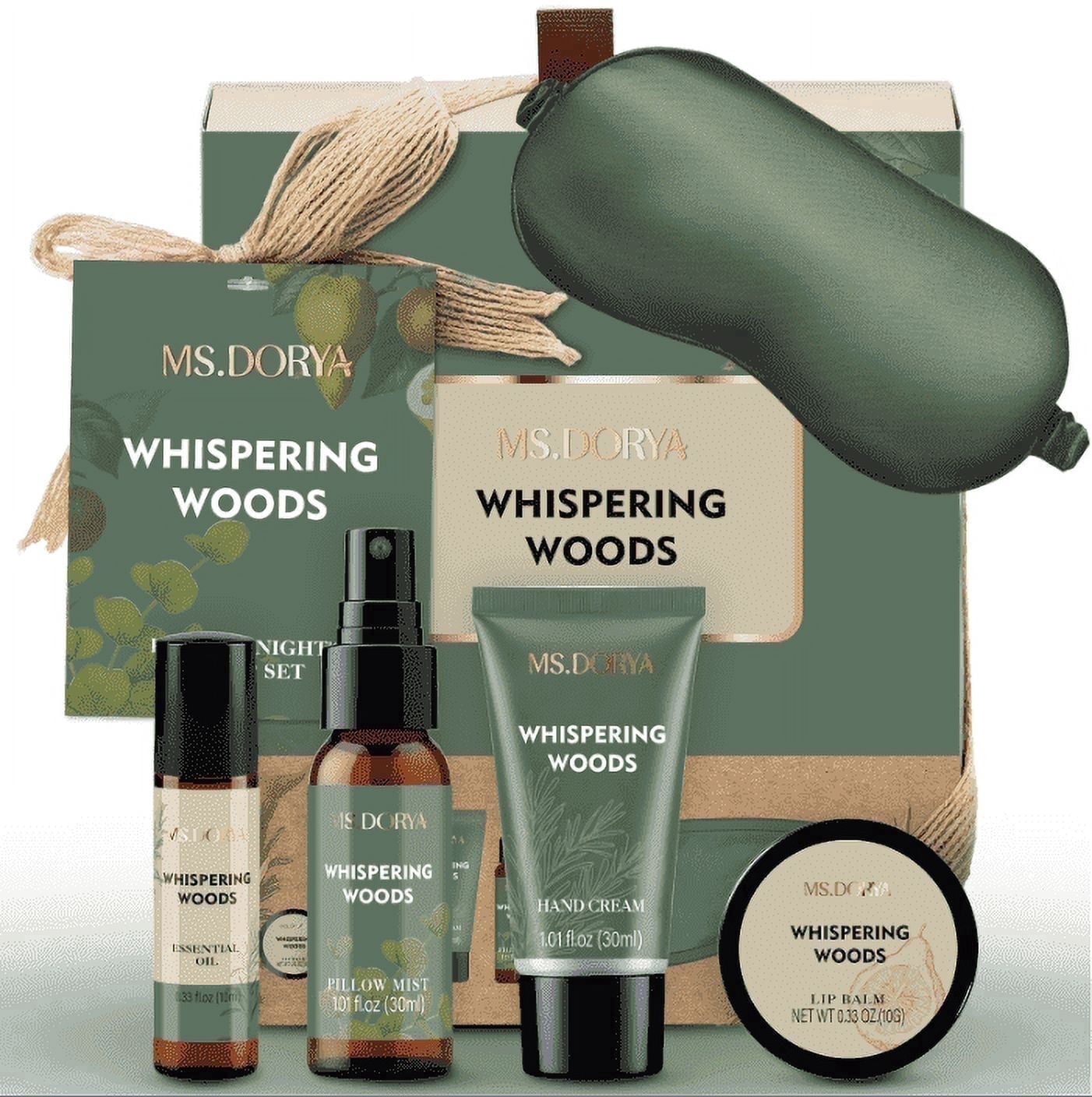 MS.DORYA Spa Gift Box for Women, Birthday Holiday Body Care Grooming Gifts Set for Her, 5 Pcs