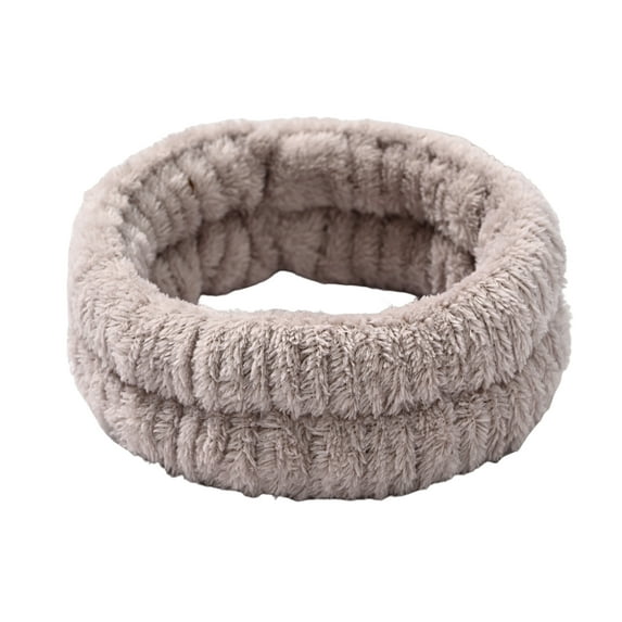 Spa Headband Super Soft Fabric Good Elasticity Vibrant Colors Flannel Women Facial Makeup Hairband for Shower