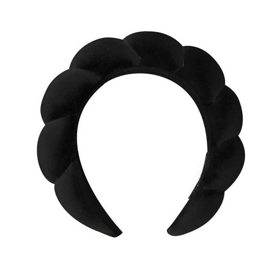 Spa Headband for Women Puffy Makeup Headband Spa Headbands For Women Fabric Headband Face Washing Makeup Removal Shower Facial Mask Versed Headband Cute Skincare Headband (C)