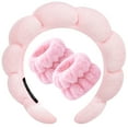 thumbnail image 1 of Spa Headband for Washing Face Wristband Set Sponge Skincare,Terry Cloth Headband for Women Girl, 1 of 6