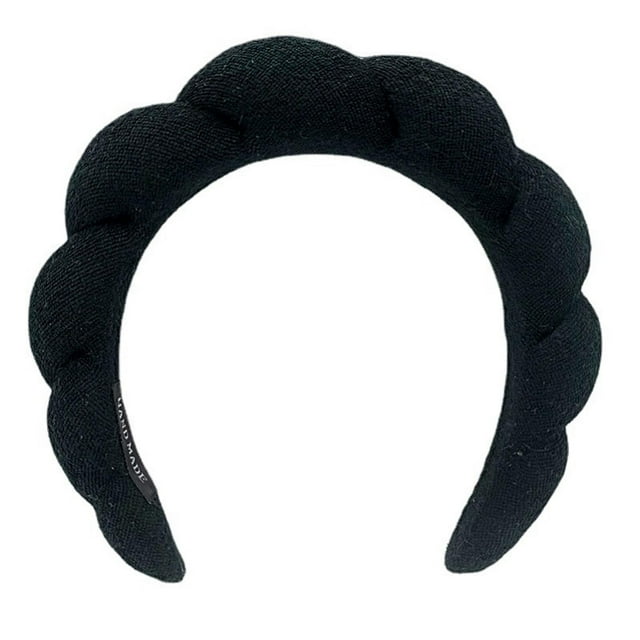 Spa Headband for Women Sponge Terry Towel Cloth Head Band Wide Hair