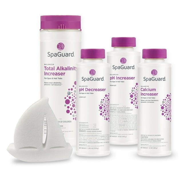 SpaGuard Spa and Hot Tub Chemical Balance Kit Alkaline Reducer, pH