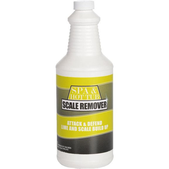 Spa & Hot Tub Scale Remover - Quart Descaler, Stain Lime