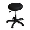 thumbnail image 1 of Spa Luxe Rolling Swivel Stool, Black/Mocha Beige, 1 of 2