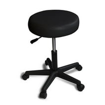 Spa Luxe Black Rolling Swivel Stool by Massage Tools