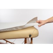 Spa Luxe Deluxe Massage Table w/Warmer Pad, White