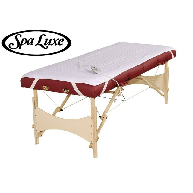 Spa Luxe Deluxe Massage Table Warmer Pad Heated Massage Bed Cover by