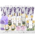 thumbnail image 1 of Spa Luxetique Gift Sets for Women - 12 Pcs Lavender Bath Baskets, Beauty Birthday Valentines Day Gifts for Her, 1 of 8