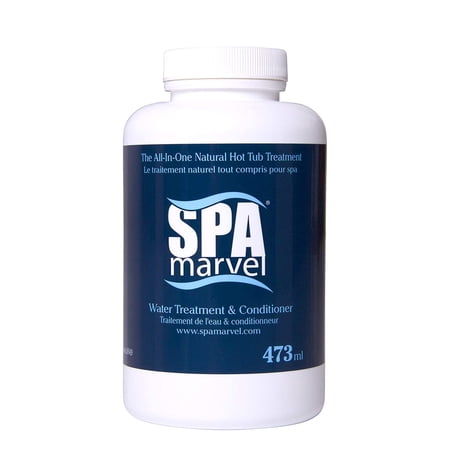 Spa Marvel Water Treatment and Conditioner – 16 fl oz Bottle – Enzyme-Based Hot Tub Formula for Sensitive Skin