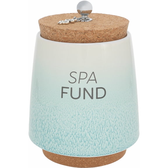 Pavilion Gift Company - Spa & Massage - 6.5" Ceramic Savings Bank