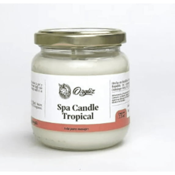 Spa Massage Candle Tropical Orgliz