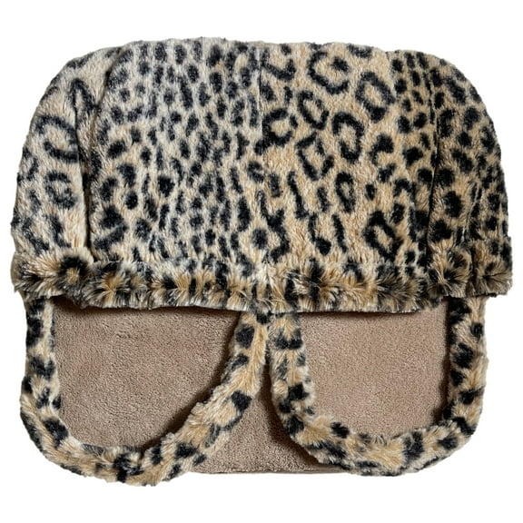 Spa Massage Foot Massager With Leopard Pattern & Micro Plush Fabric