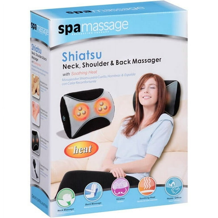 Spa Massage Shiatsu Neck Shoulder & Back Massager with Heat