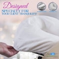 thumbnail image 1 of Spa Massage Table Flannel Pillow Protectors Covers 3 Pieces Pack White Color, 1 of 5