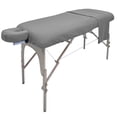 thumbnail image 1 of Spa Massage Table Poly Cotton Sheets 3 Pieces Full Set Resistant to Wrinkling, Gray, 1 of 5