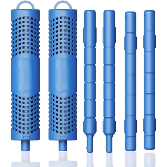 Spa Mineral Sticks for Hot Tub in-Filter Cartridge with 4 Months Lifetime Universal for Pool&Hot Tub (Blue,2PCS)