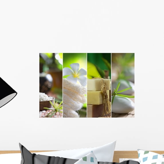 Spa Mix Wall Mural by Wallmonkeys Peel and Stick Graphic (18 in W x 12 in H) WM322219